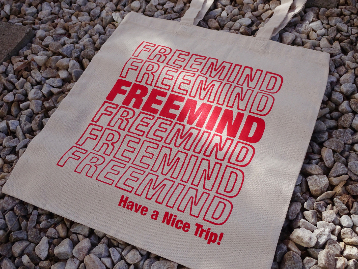 "Nice Trip" Tote (Natural)